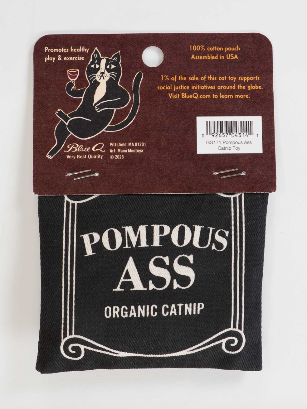 Pompous Ass Catnip Toy