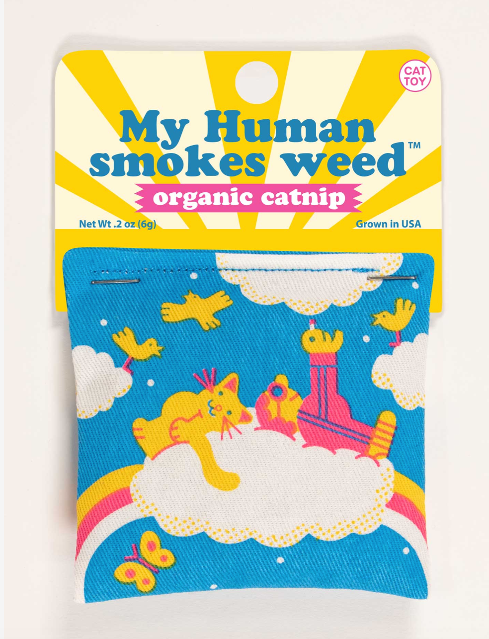My Human Smokes Weed Catnip Toy