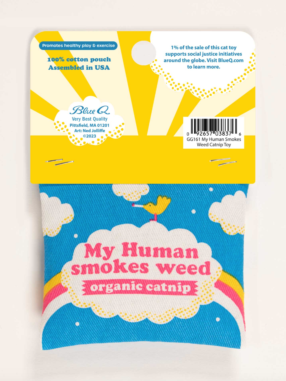 My Human Smokes Weed Catnip Toy