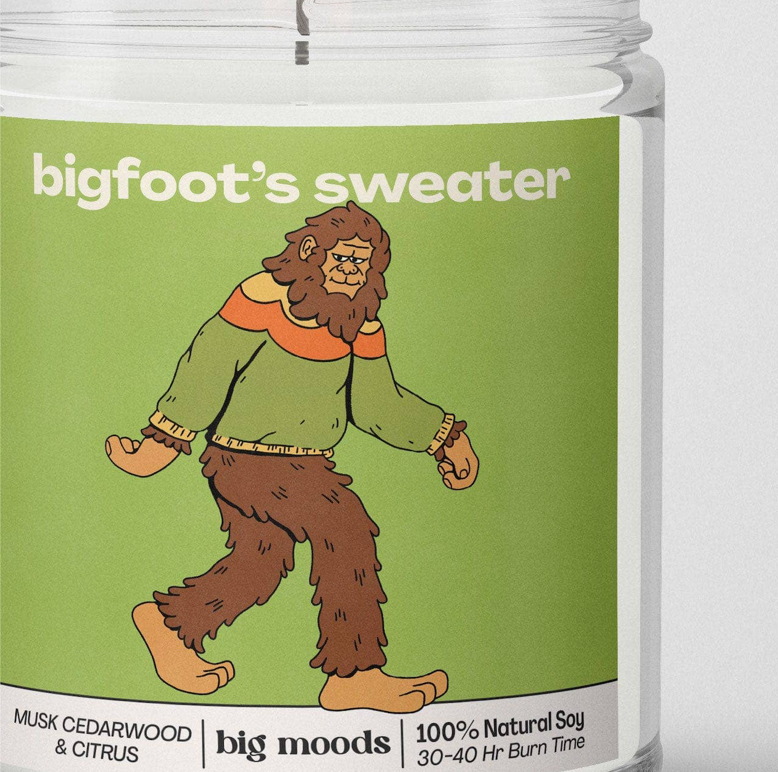 Bigfoots Sweater Candle