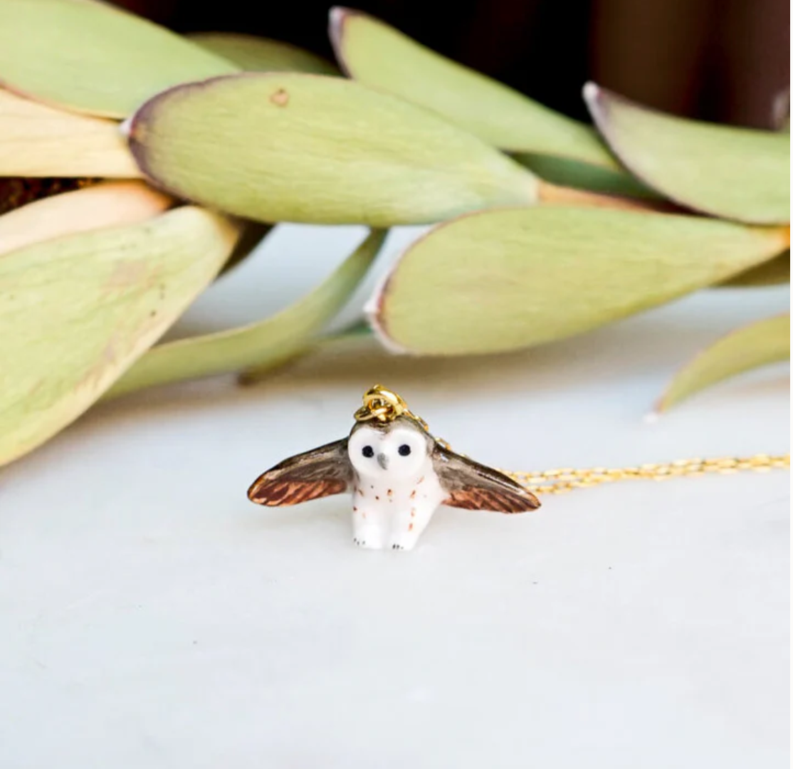 Barn Owl Necklace