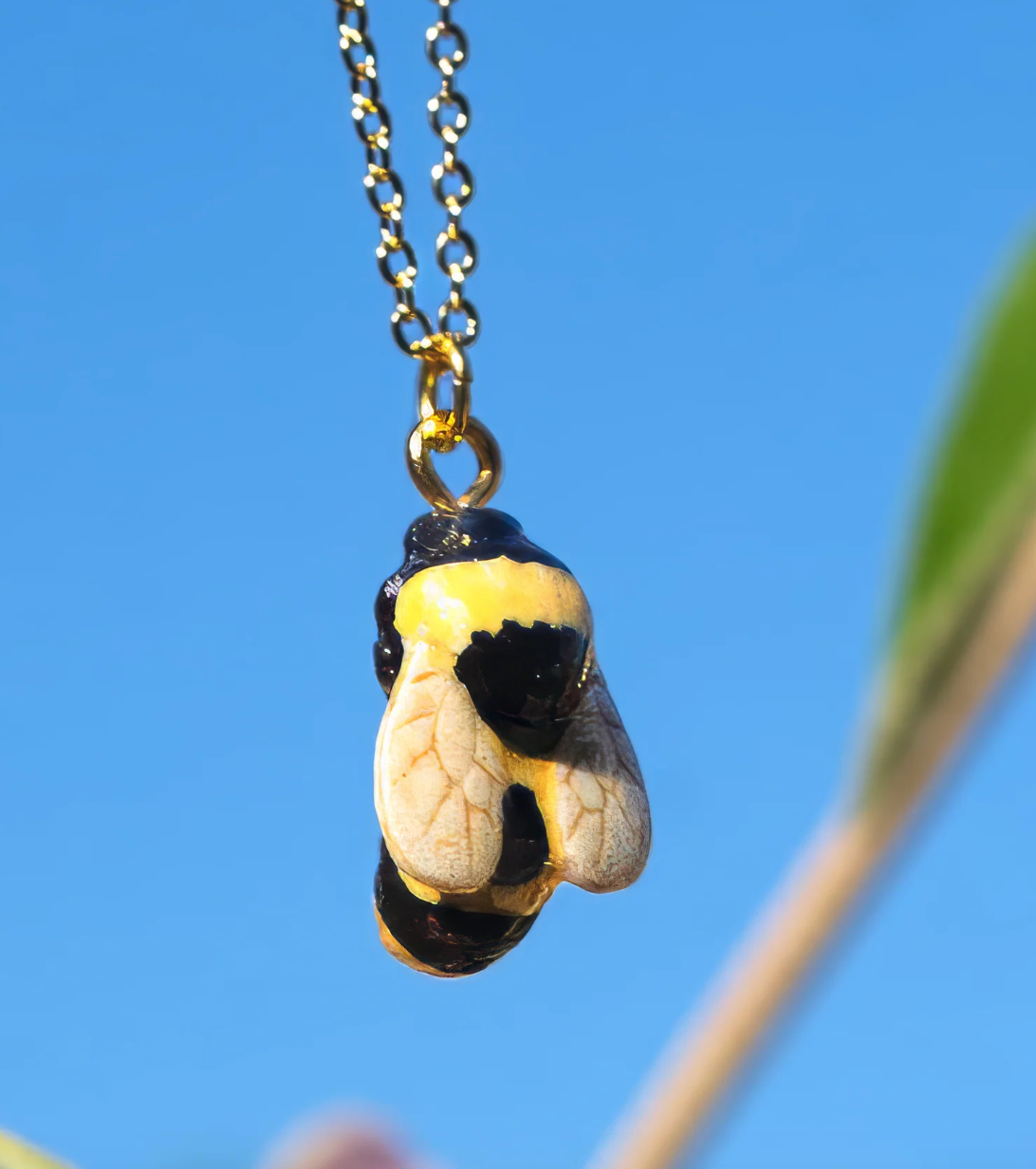 Bumble Bee Necklace
