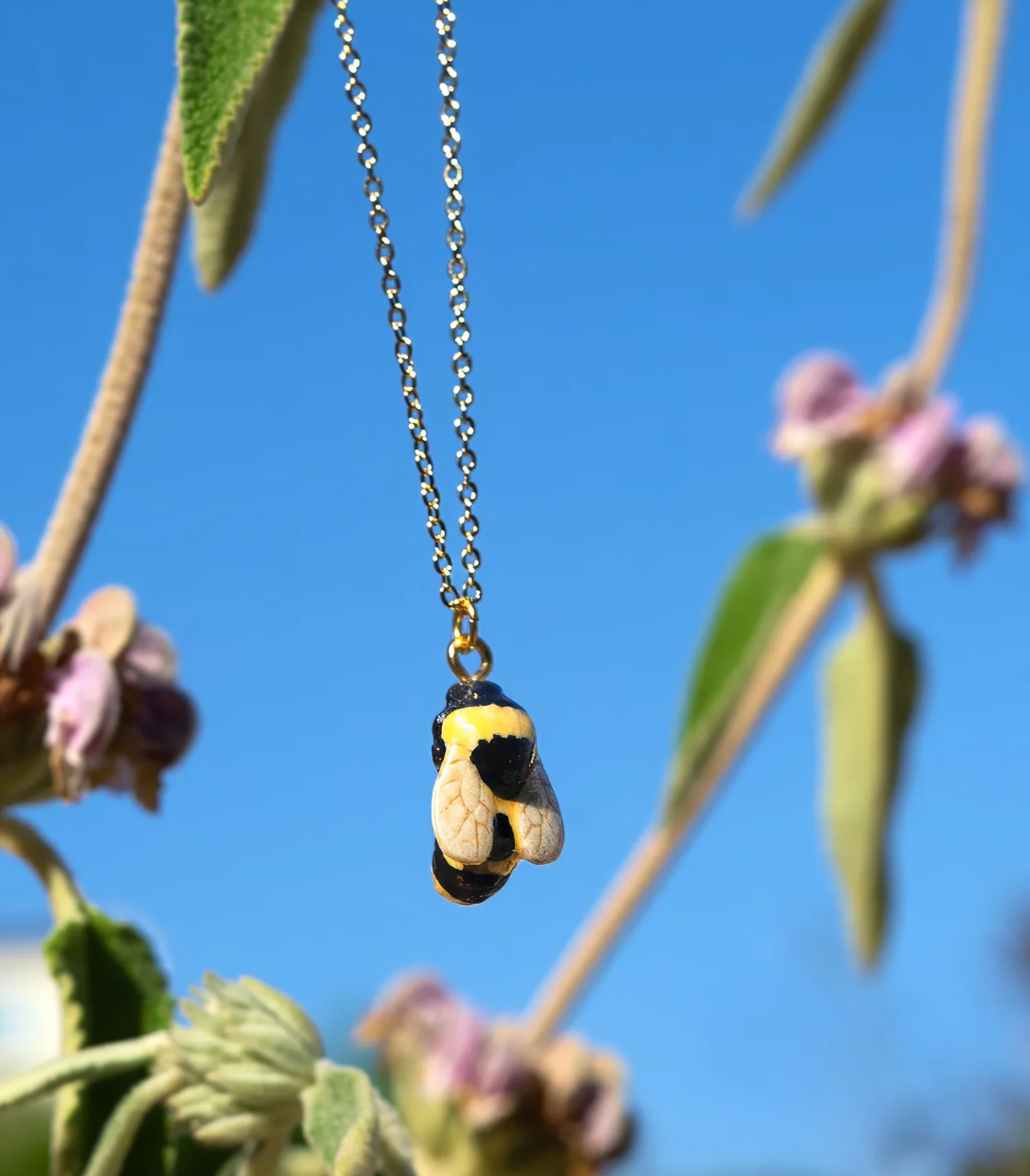 Bumble Bee Necklace