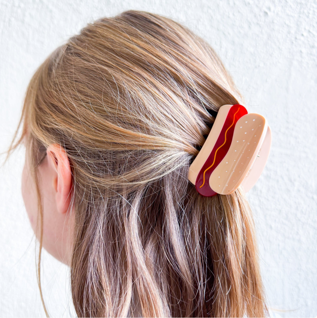 Midi Hot Dog Hair Clip