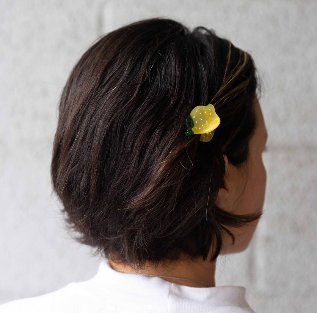 Mini Lemon Hair Claw
