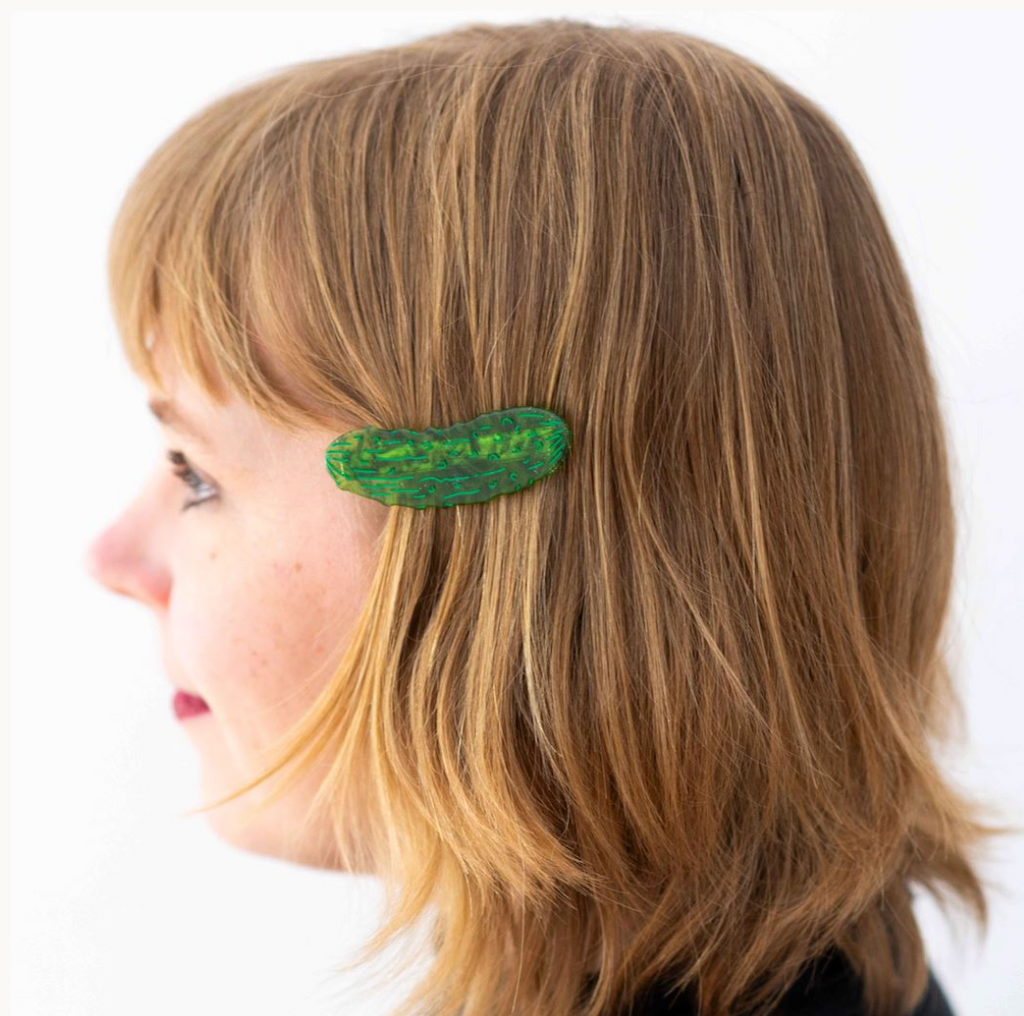 Pickle Hair Clip Set
