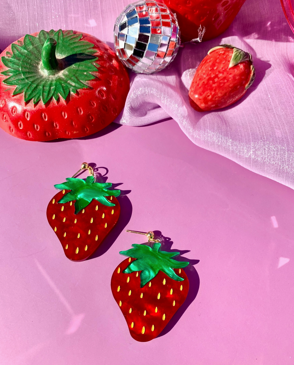Strawberry Earrings