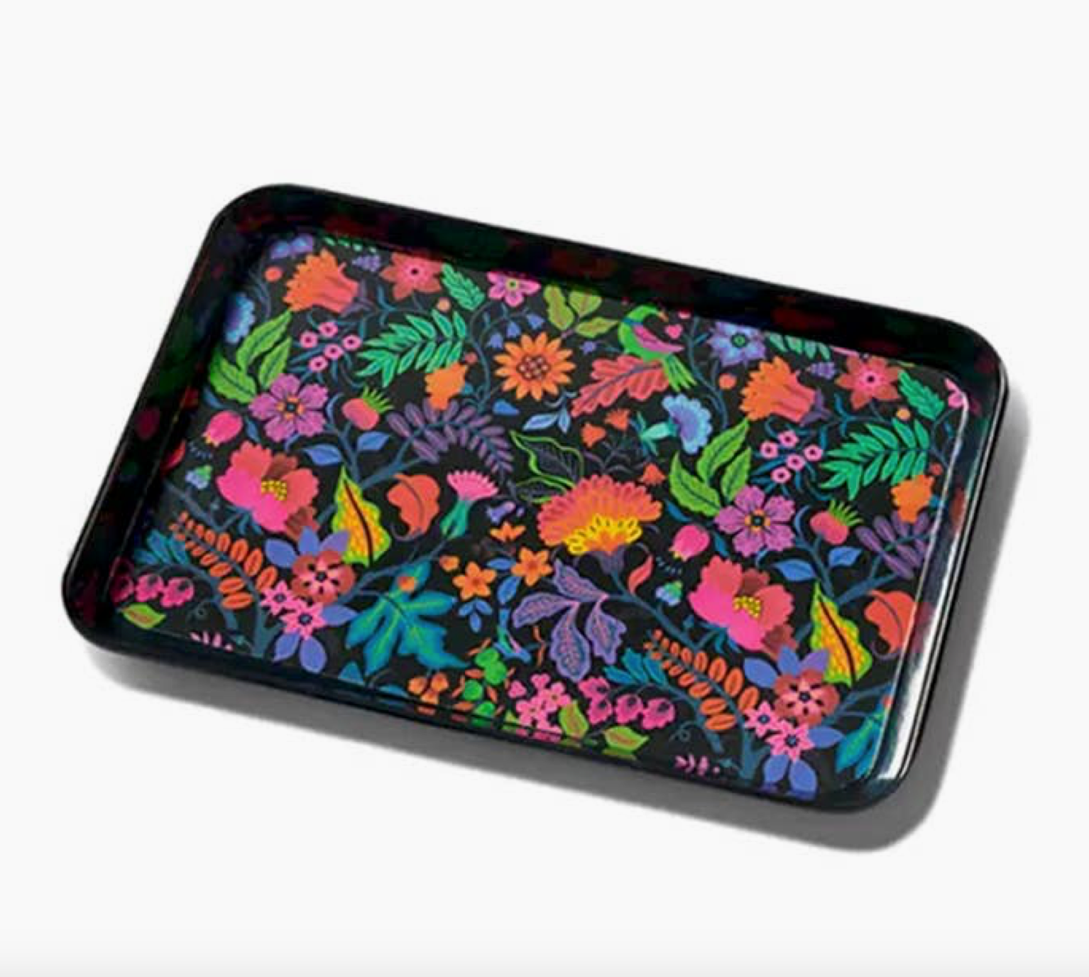 Floral Print Rolling Tray