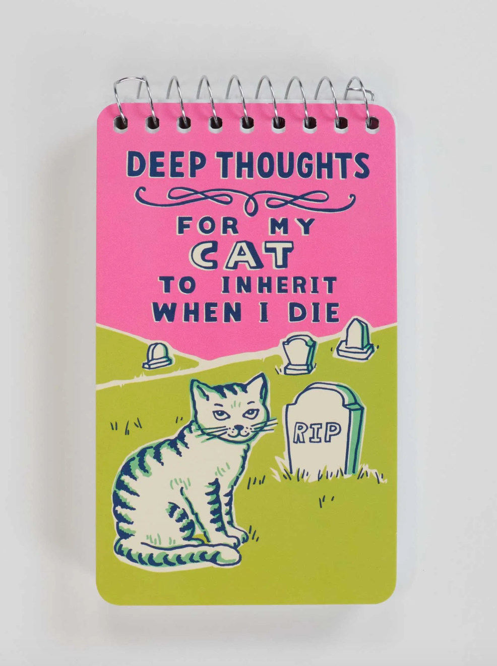 Deep Thoughts For My Cat Notebook
