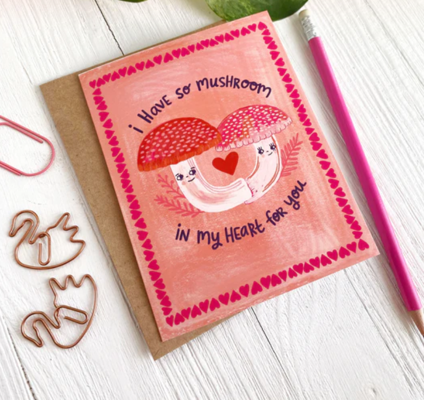 Mushroom Love Greeting Card