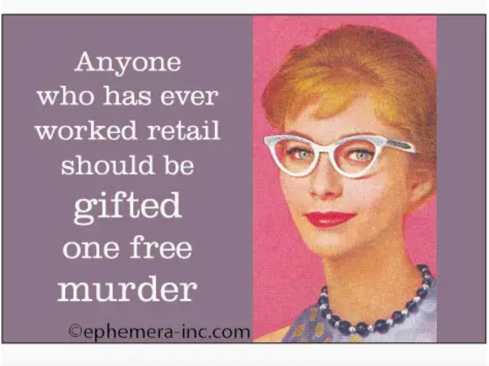 Worked Retail Magnet