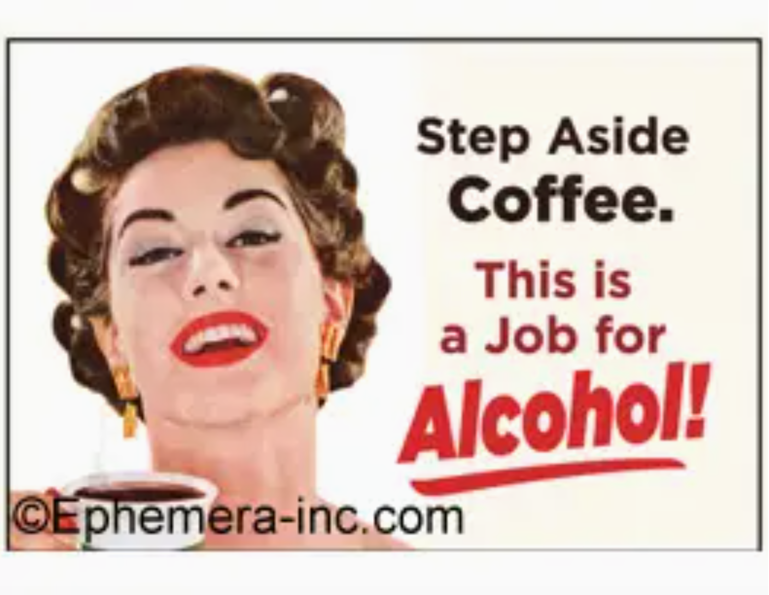 Coffee & Alcohol Magnet