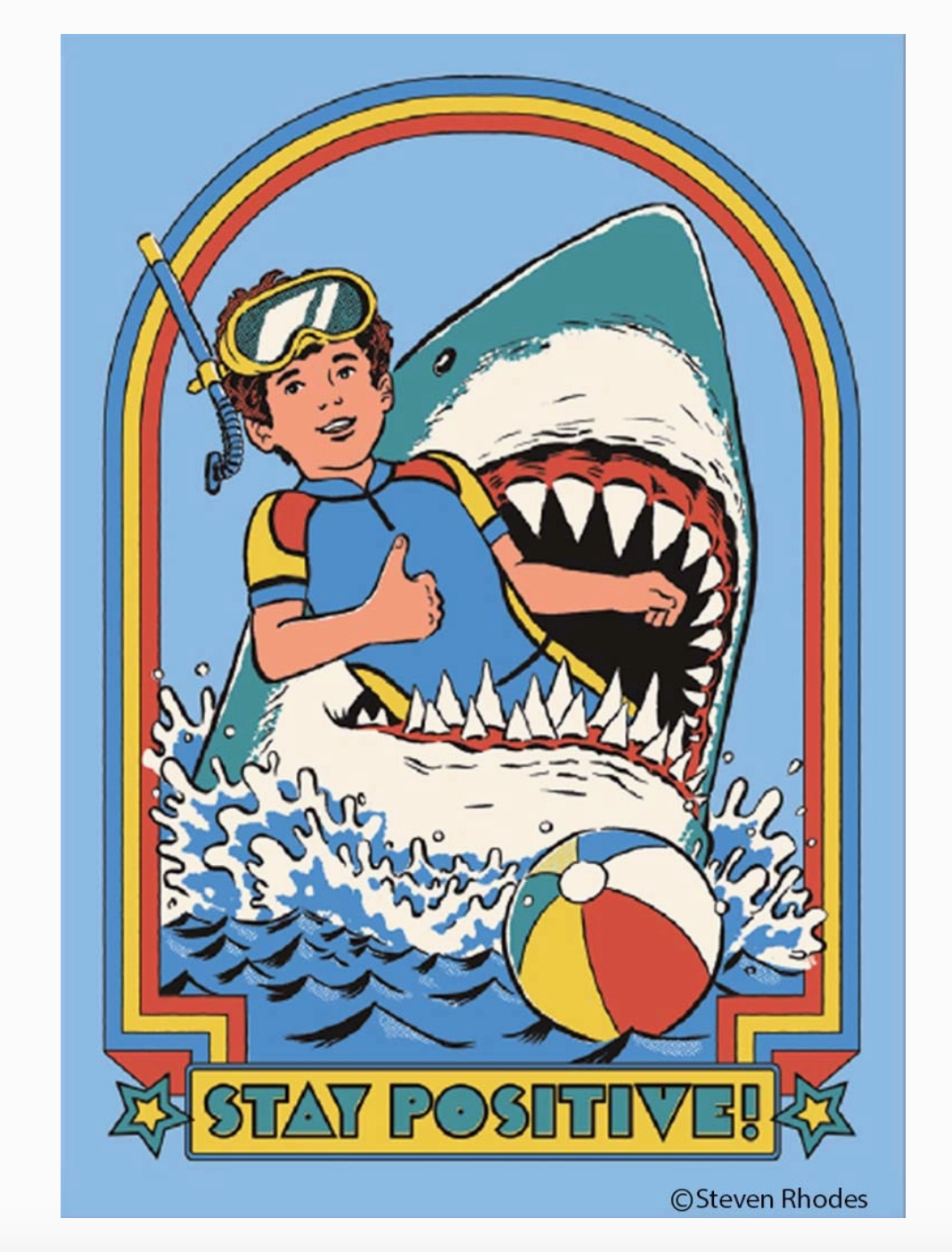 Stay Positive Magnet