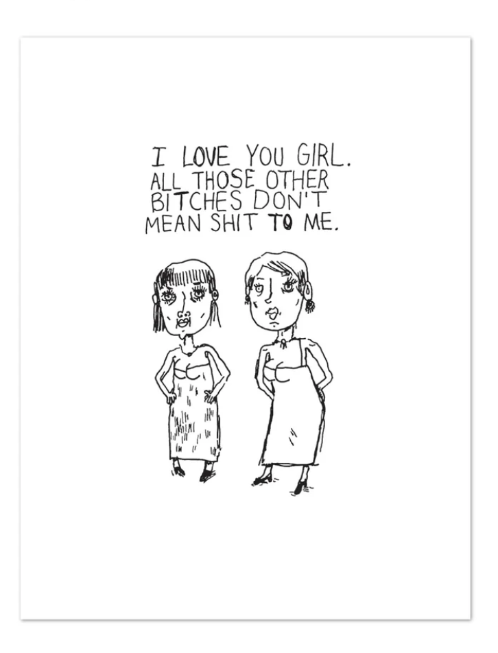 Those Bitches Greeting Card