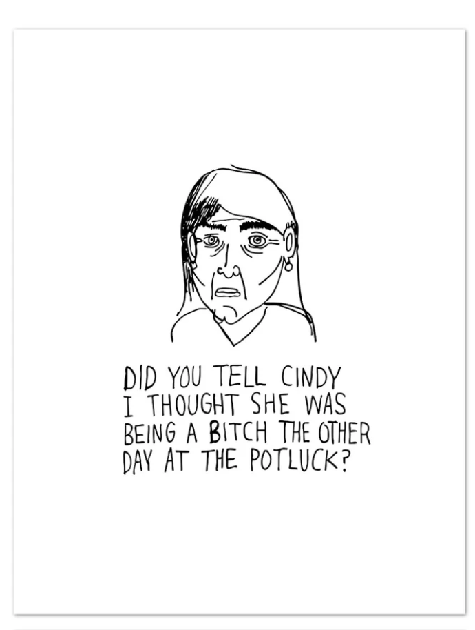 Cindy Potluck Greeting Card