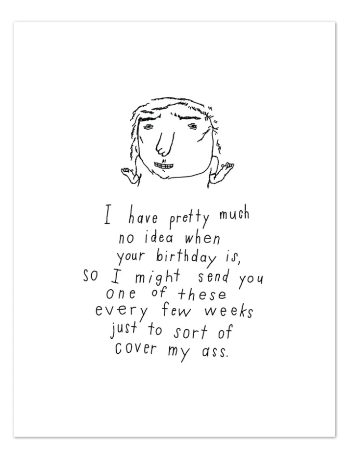 Cover My Ass Greeting Card