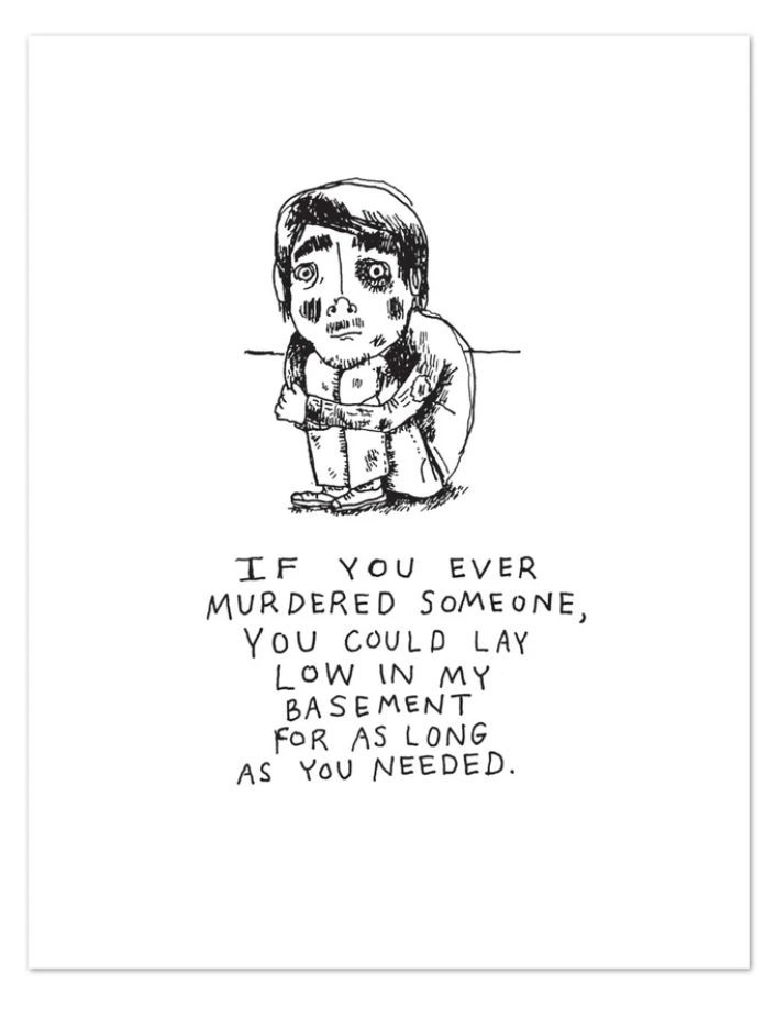 Murder Greeting Card