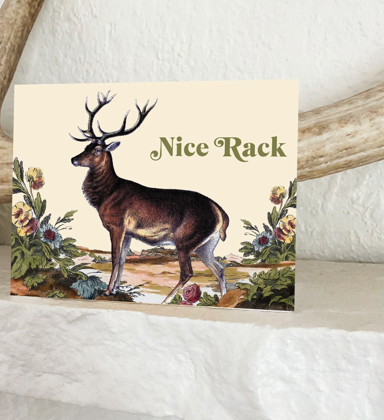 Nice Rack Greeting Card