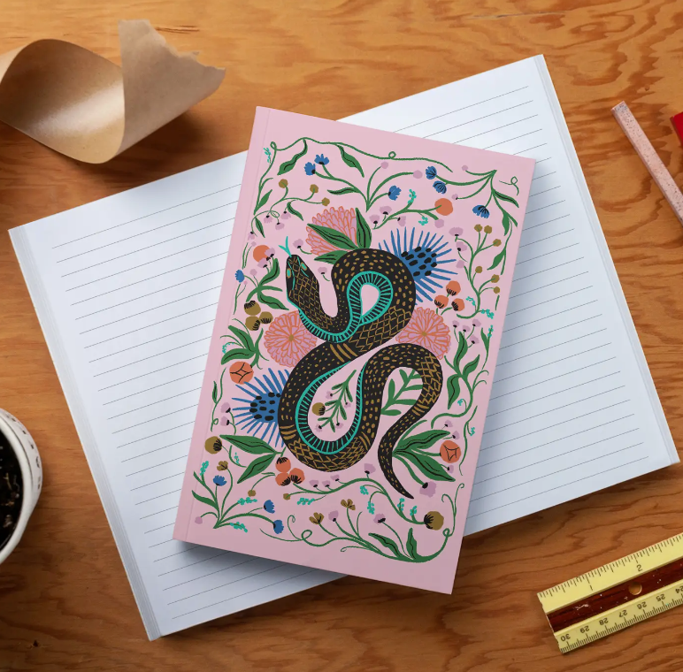 Charmed Snake Notebook