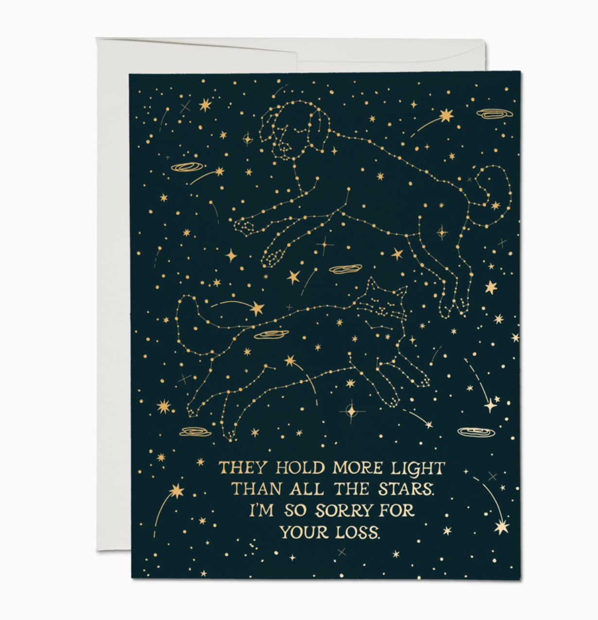 Pet Constellation Sympathy Card