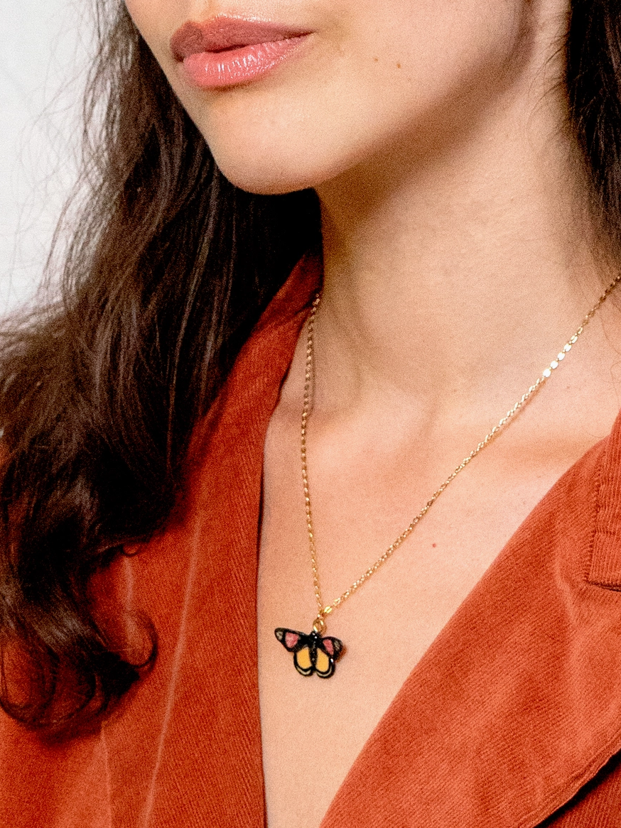 Tiny Flutter Necklace