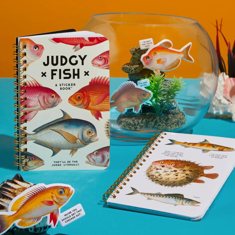 Judgy Fish A Sticker Book