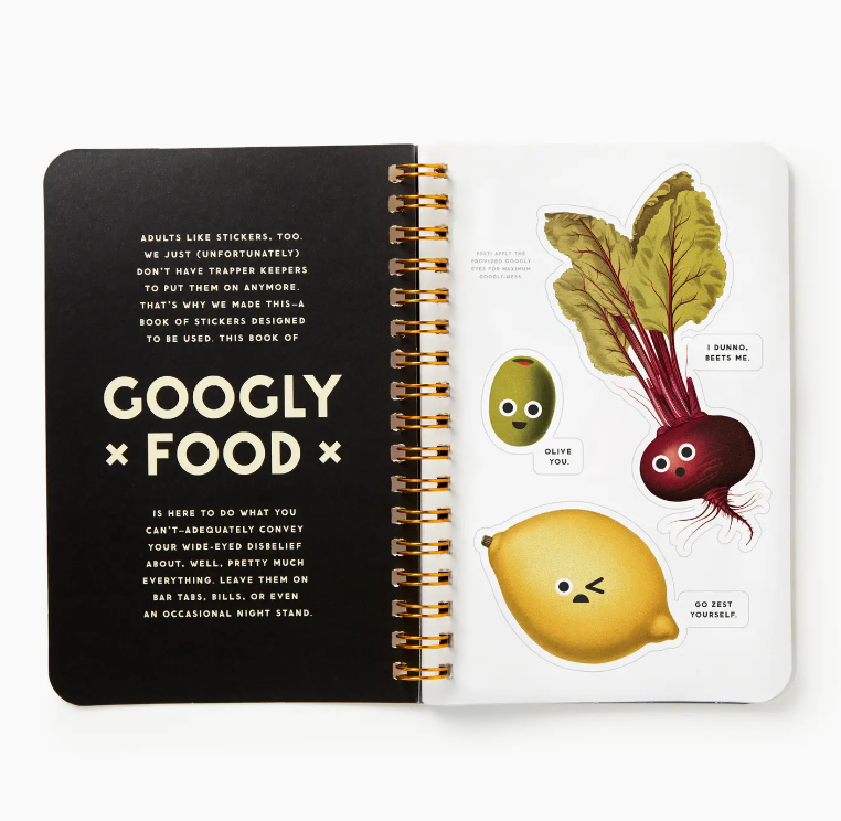 Googly Food A Sticker Book