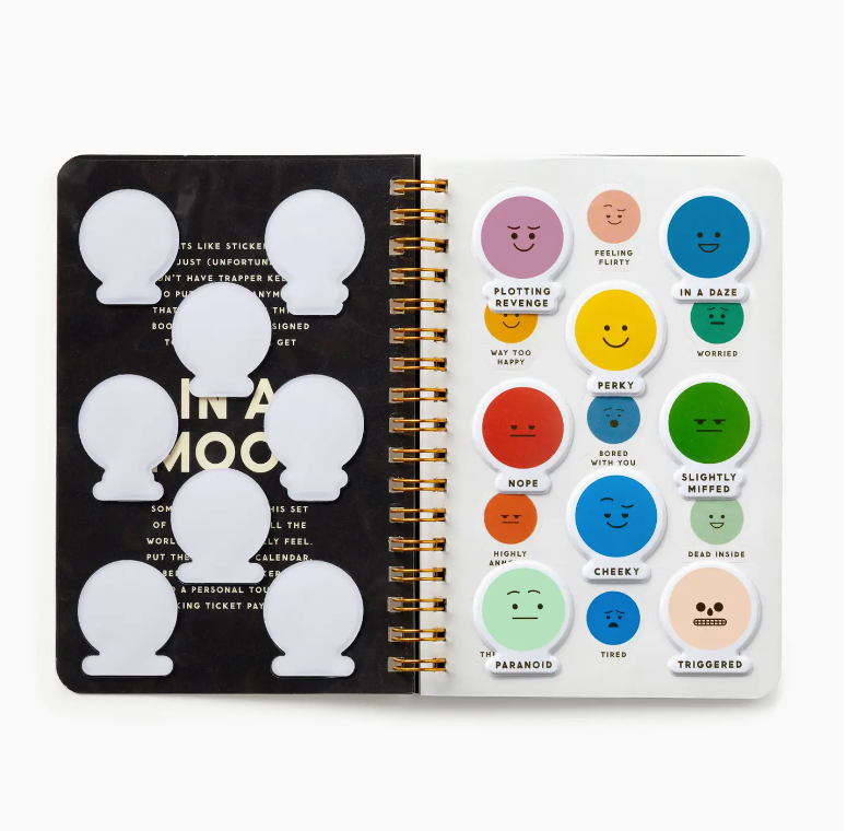 In A Mood A Sticker Book