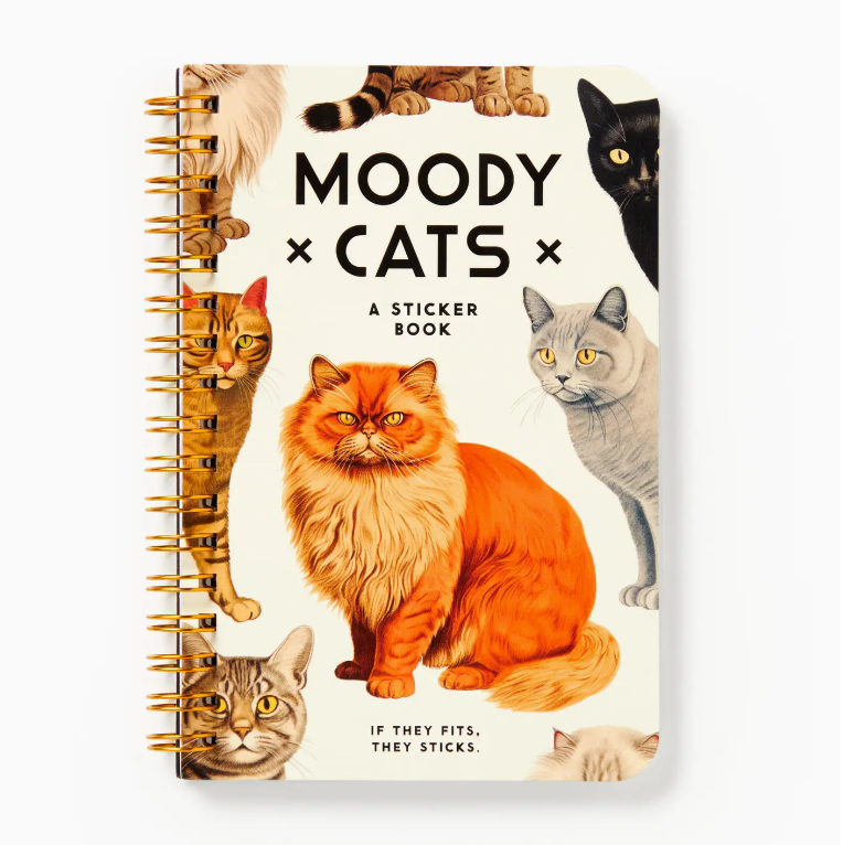 Moody Cats A Sticker Book