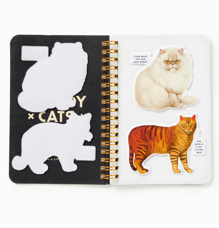 Moody Cats A Sticker Book