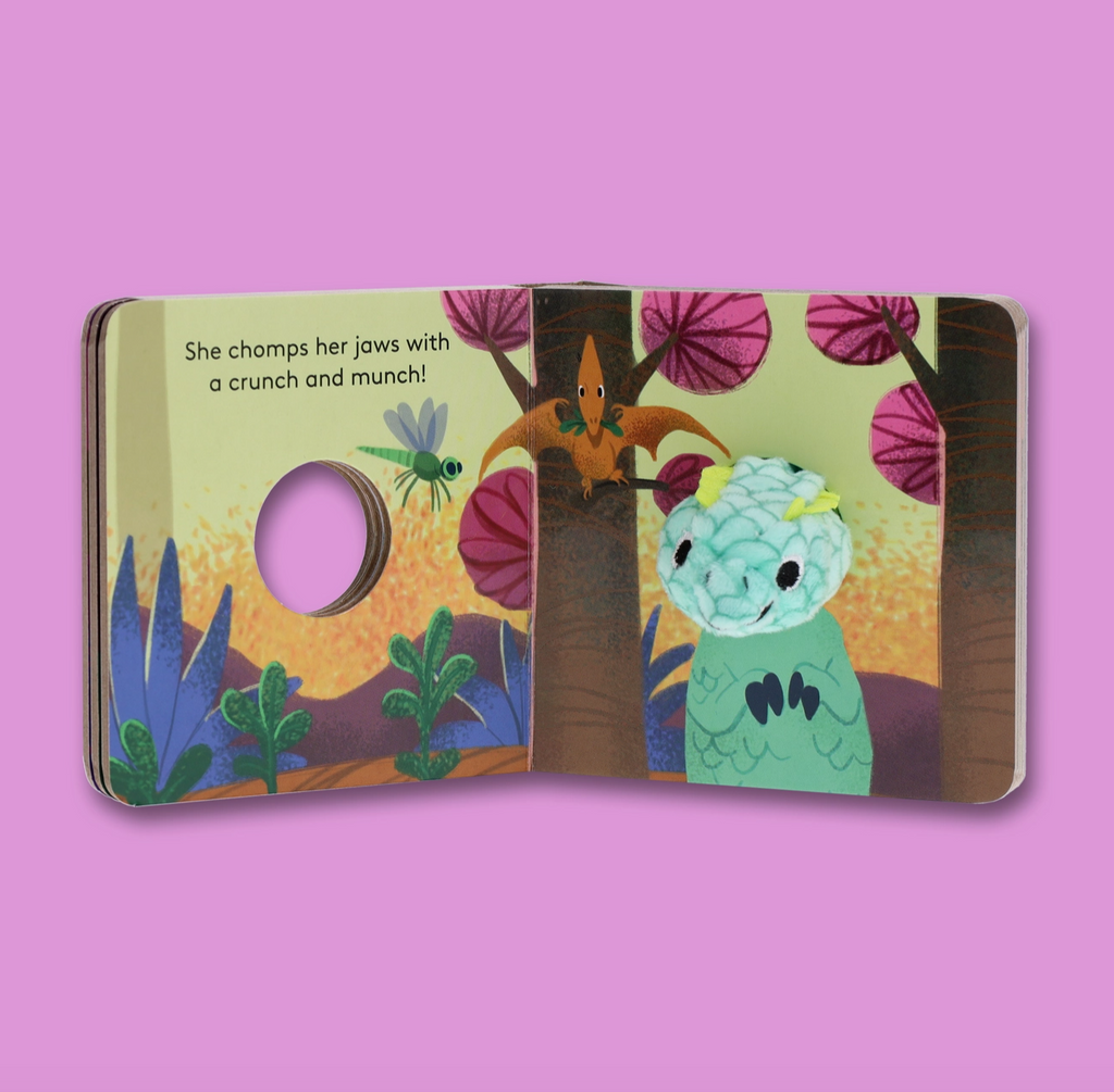 Baby TRex Finger Puppet Book