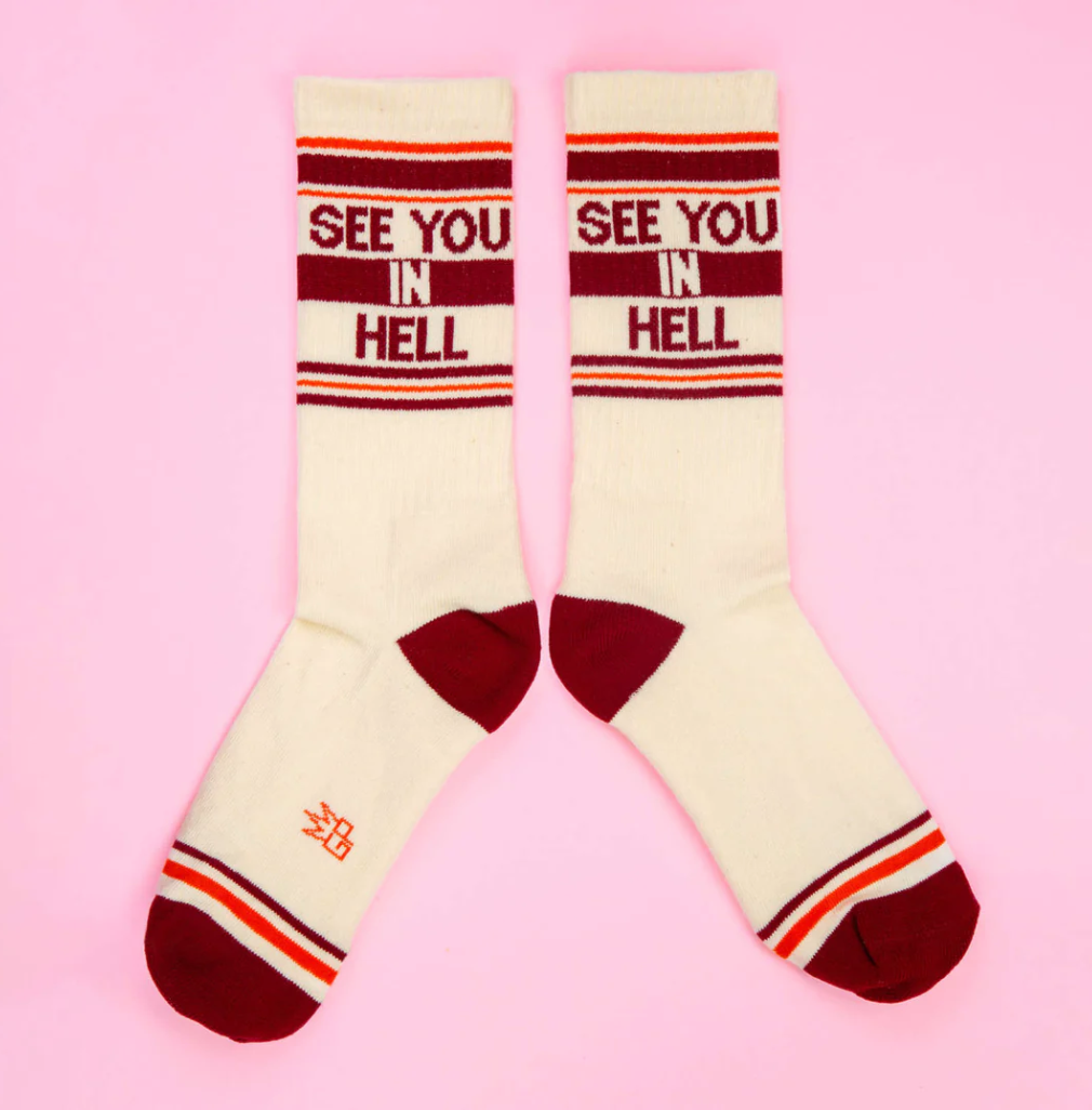 See You In Hell Unisex Socks