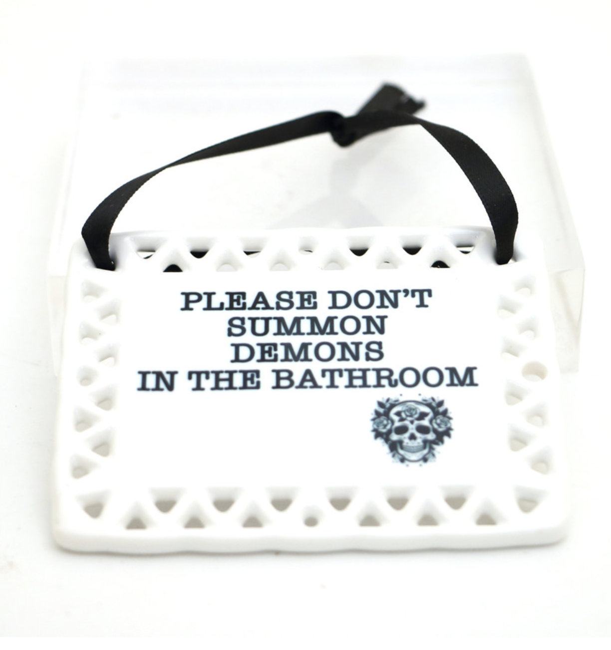 Please Don’t Summon Demons In The Bathroom Wall Decor