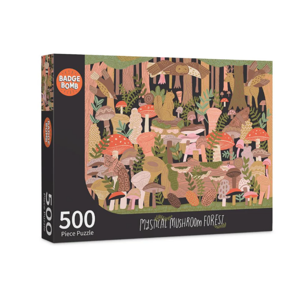 Mystical Mushroom Forest Puzzle