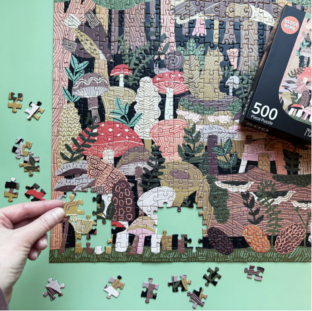 Mystical Mushroom Forest Puzzle