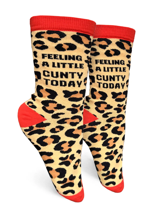 Feeling a Little Cunty Today Women’s Crew Socks