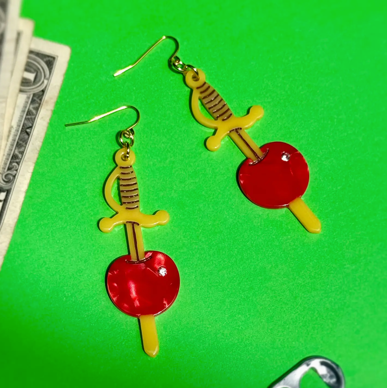 Cherry Garnish Earrings