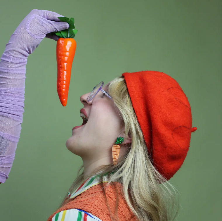 Carrot Earrings