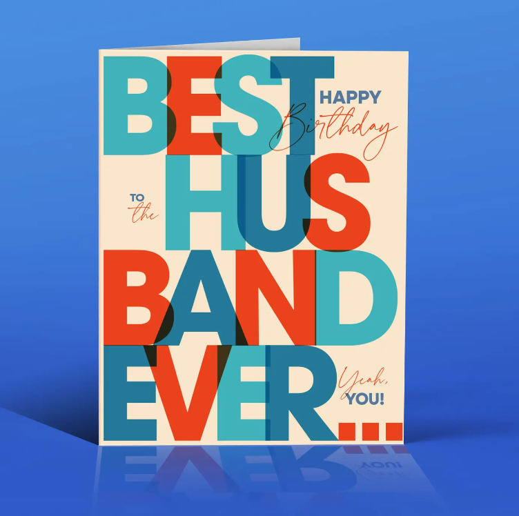 Best Husband Ever Birthday Greeting Card