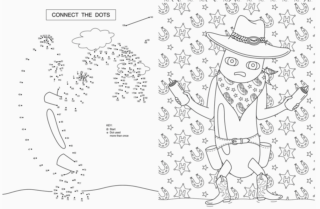 The Hot Dog Coloring Book