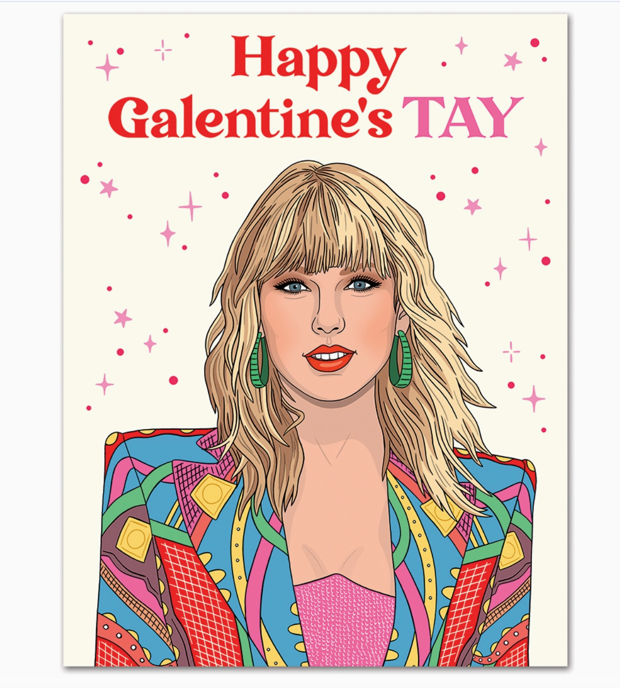 Taylor Galentine's Day Greeting Card