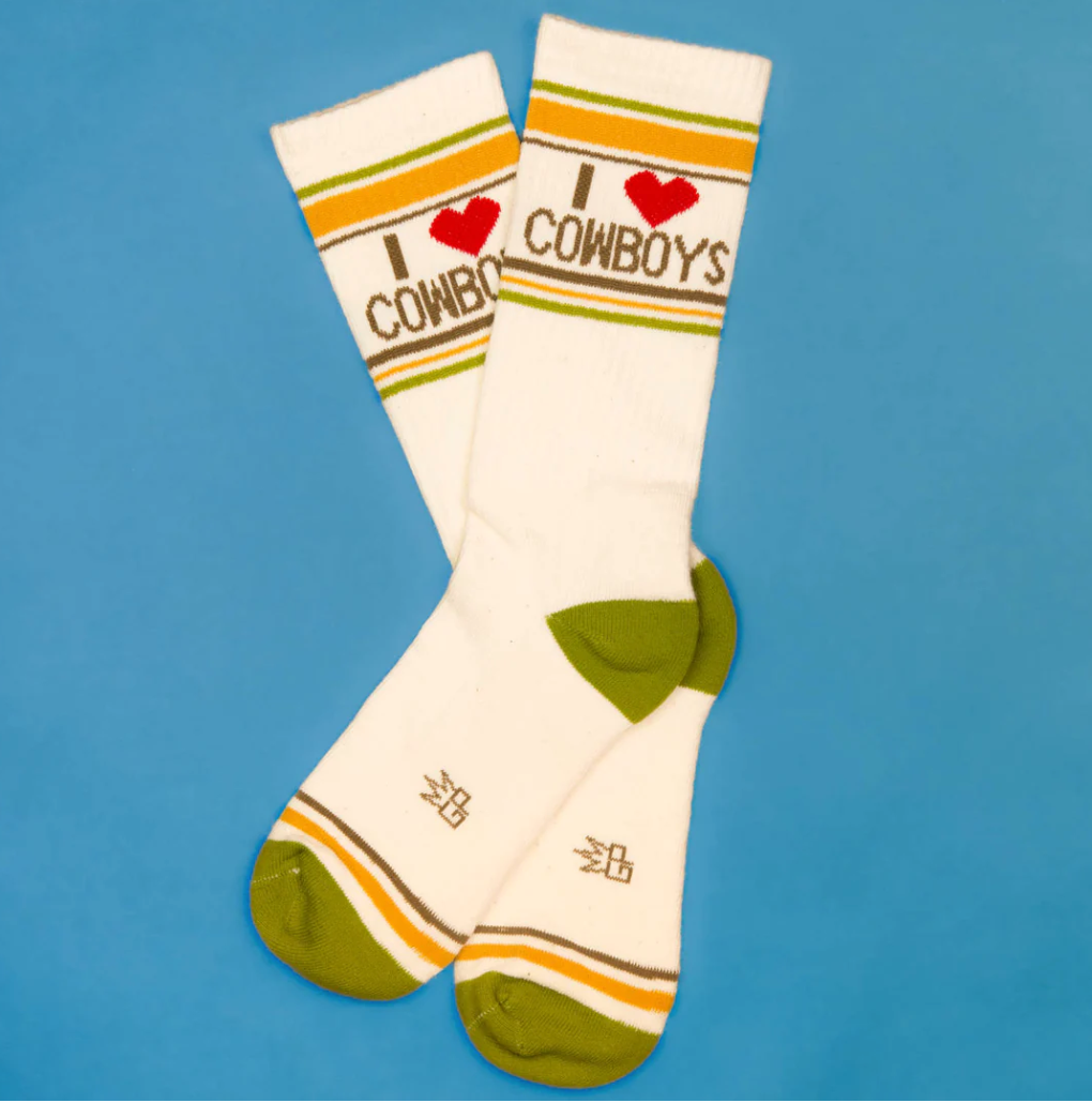 I Love Cowboys Unisex Socks