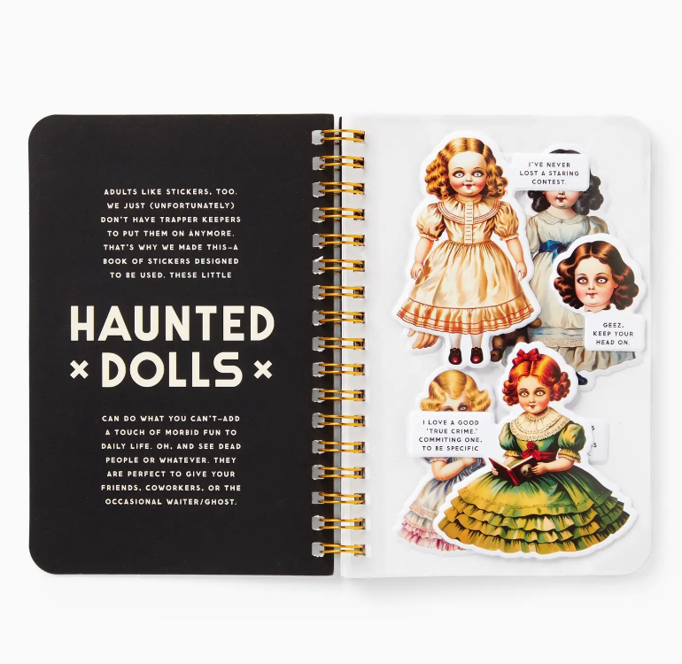 Haunted Dolls Sticker Book