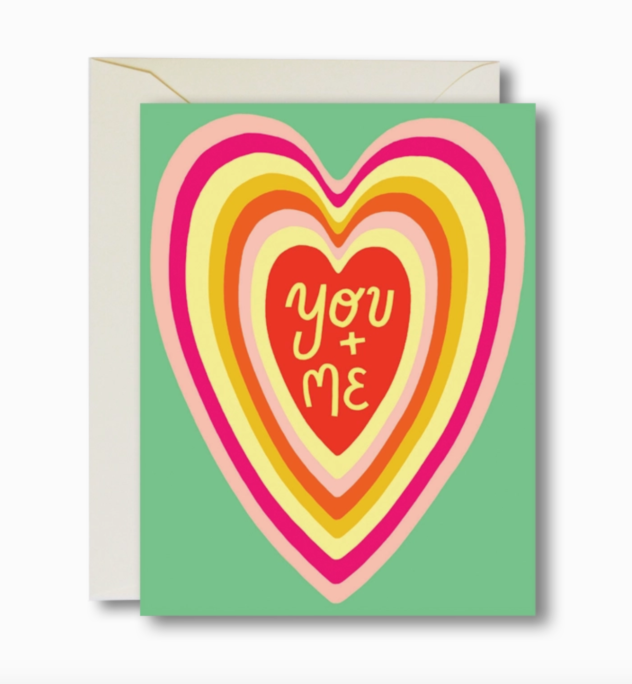 You + Me Greeting Card