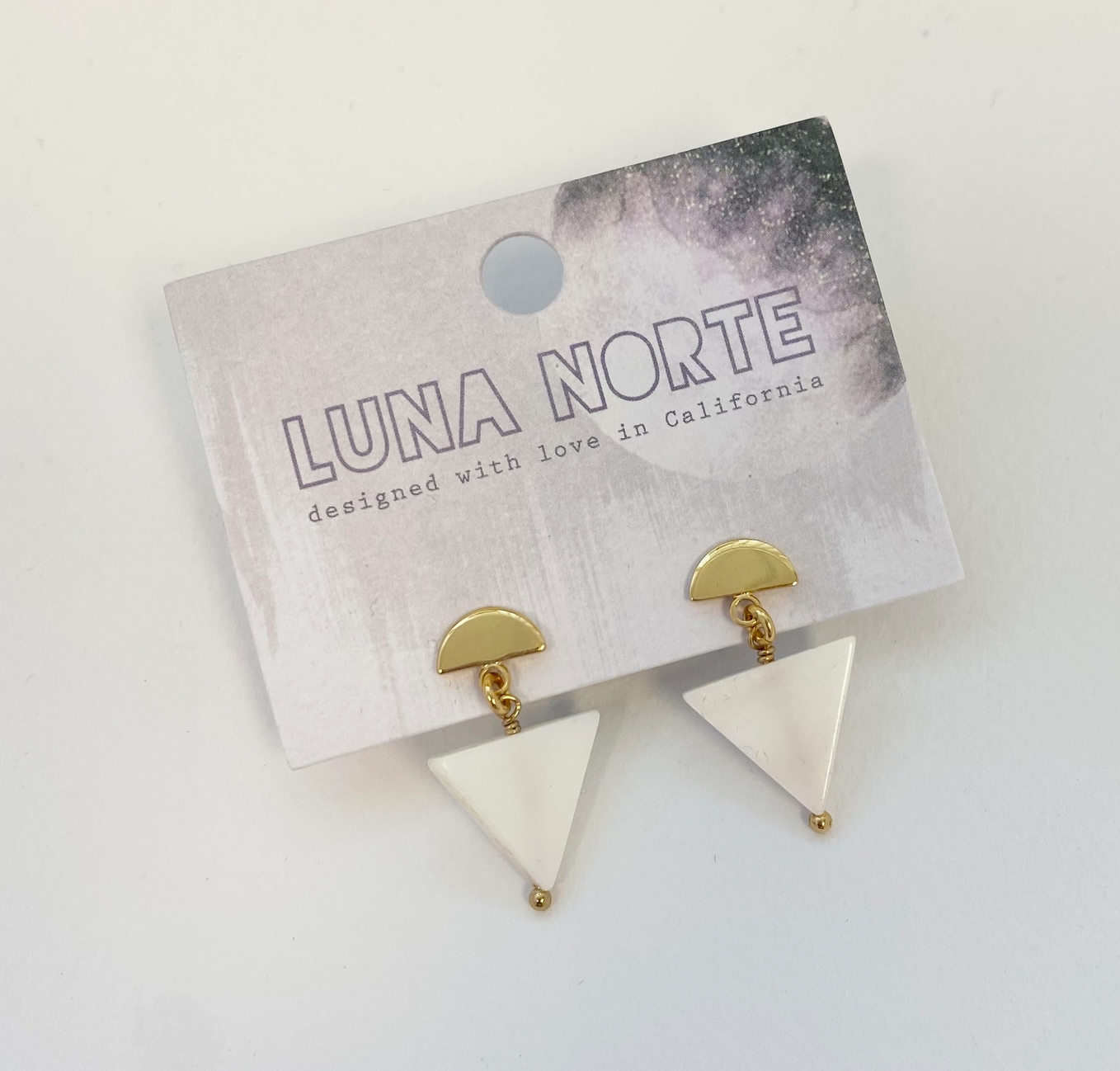 Mother of Pearl Post Earrings