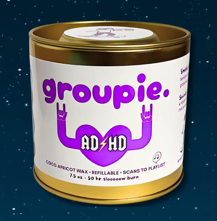 ADHD Playlist Candle