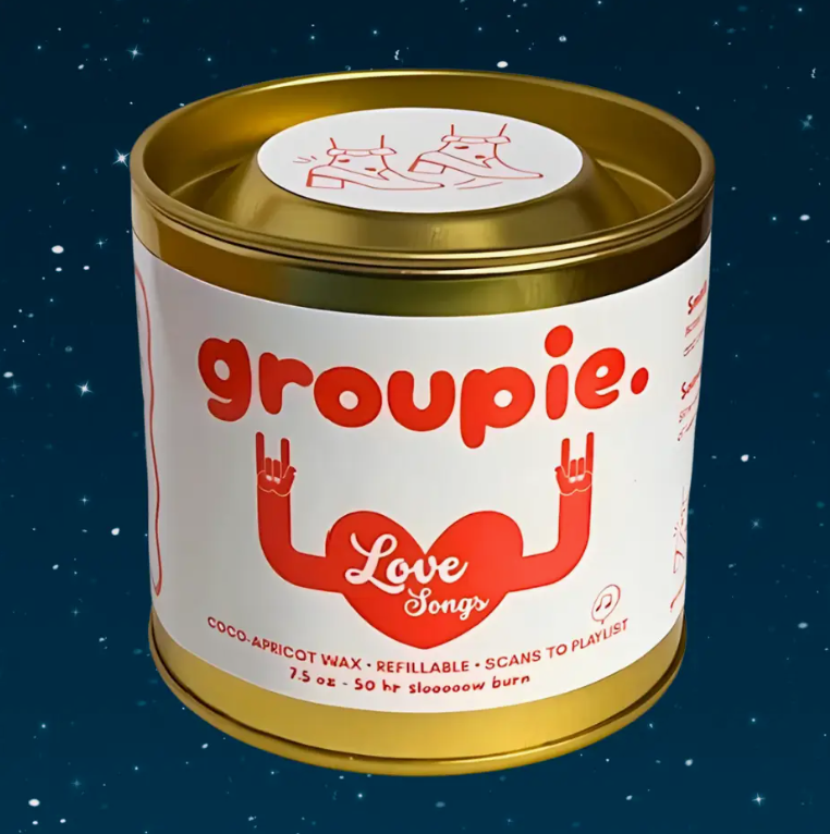 Love Songs Playlist Candle