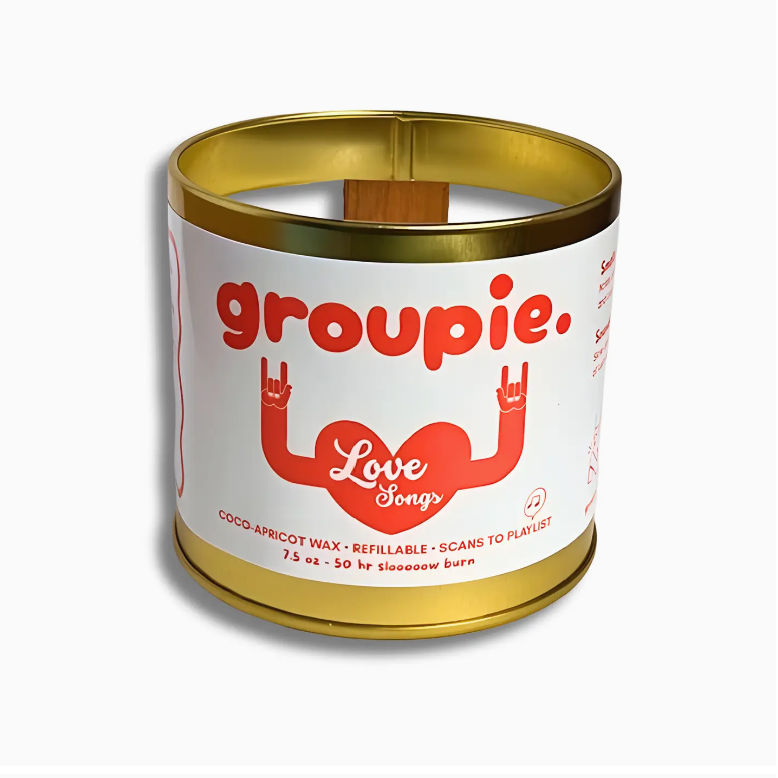 Love Songs Playlist Candle