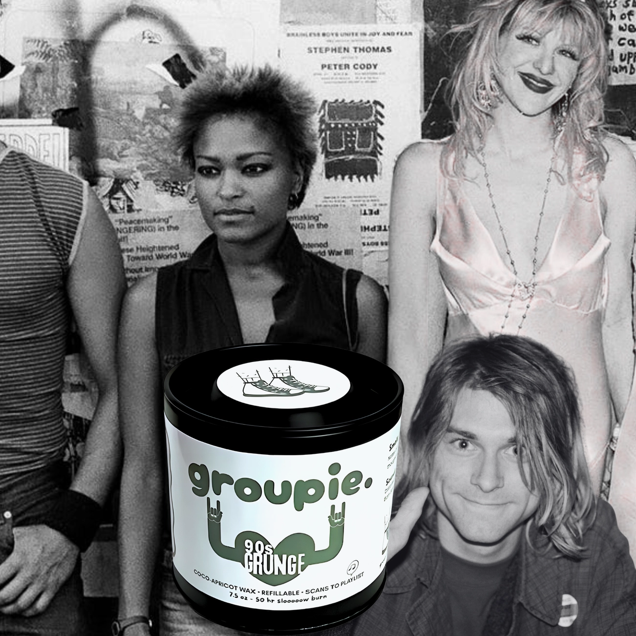 90’s Grunge Playlist Candle