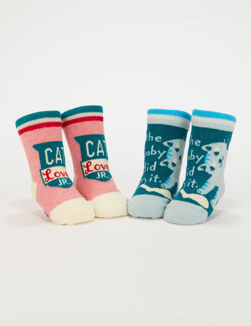Cat Lover/Baby Did It Baby Socks